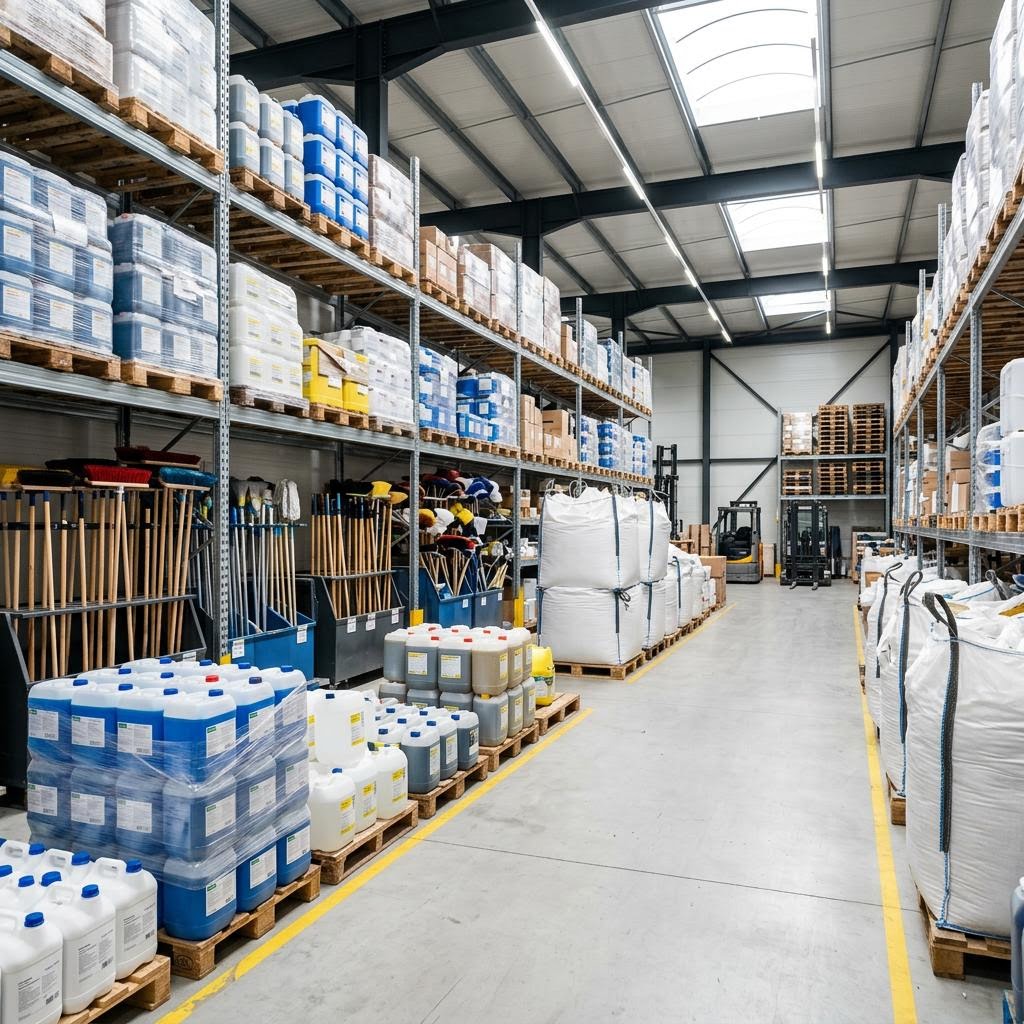 Productos de productos de limpieza, jarciería e insumos industriales